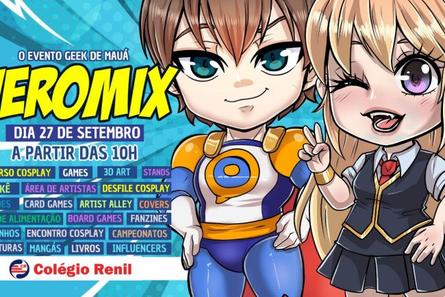 Heromix 2025: Evento Oficial de Cultura Geek em Mauá